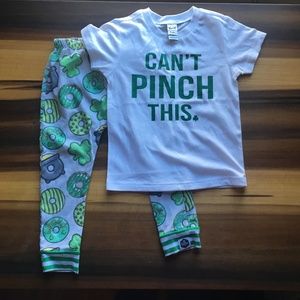 Toddler St. Patrick's Day set, size 3T, handmade